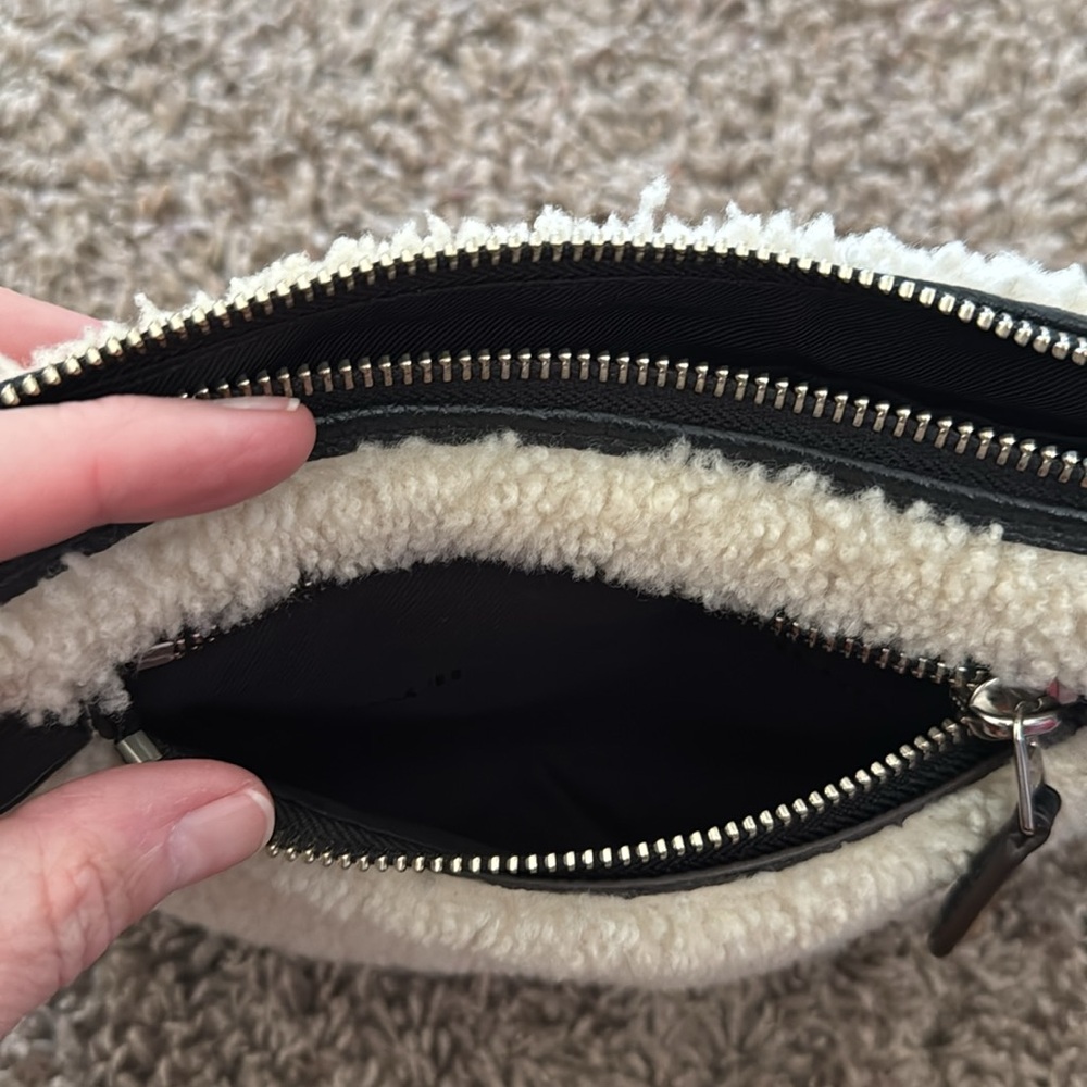 Coach Rhyder Shearling Pouchette Crossbody - Picture 12 of 15